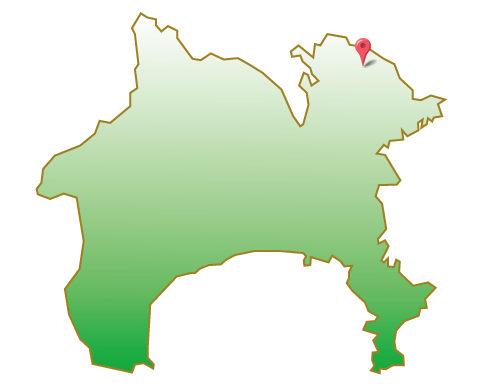 神奈川県川崎市地図